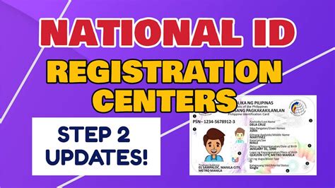Step 2 Registration to national ID now open at .